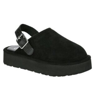 Madden NYC Little and Big Girls' Platform Clogs with Faux Shearling Lining 5